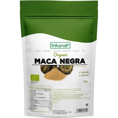 Inkanat Polvo de Maca Negra Orgánica 150 g Inkanat Polvo de Maca Negra Orgánica 150 g