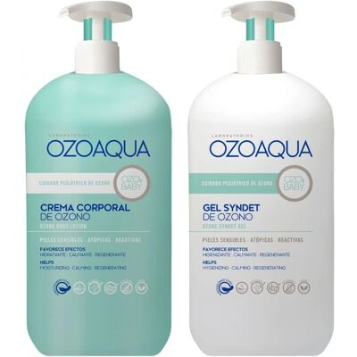 Pack de Cuidado Infantil Ozoaqua - Gel Syndet y Crema Pack de Cuidado Infantil Ozoaqua - Gel Syndet y Crema