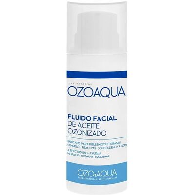 Fluido facial con aceite ozonizado - Aceite facial de Ozoaqua Fluido facial con aceite ozonizado - Aceite facial de Ozoaqua