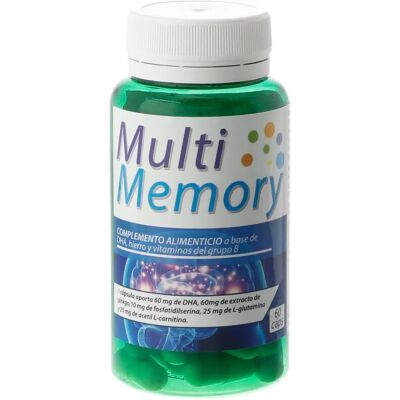 Saludalkalina Multi Memory - Apoyo a la Memoria - 60 Cápsulas Saludalkalina Multi Memory - Apoyo a la Memoria - 60 Cápsulas