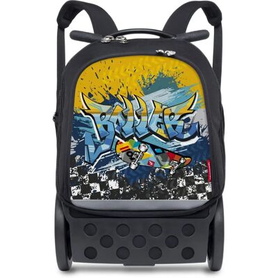 Nikidom Rucksack XL Street Style - Rucksack, Modell: Roller Up XL, Farbe: Schwarz Nikidom Rucksack XL Street Style - Rucksack, Modell: Roller Up XL, Farbe: Schwarz