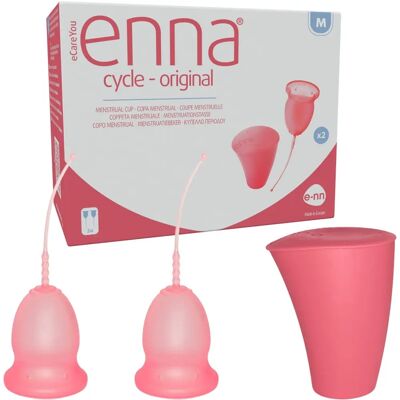 Copa Menstrual Enna Marca M 2 Un. Esterilizador Copa Menstrual Enna Marca M 2 Un. Esterilizador
