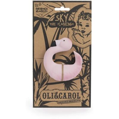 Oli & Carol Sky The Flamingo Mordeur - Multicolore - Sécurité Bébé - Publicité Oli & Carol Sky The Flamingo Mordeur - Multicolore - Sécurité Bébé - Publicité