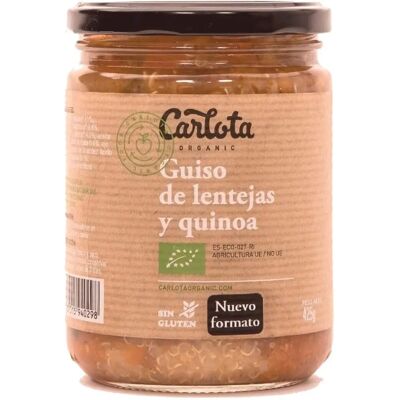 Carlota Orgánico Guiso de Lentejas y Quinoa - Guiso Carlota Orgánico Guiso de Lentejas y Quinoa - Guiso