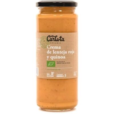 Sopa de Lentejas Rojas y Quinoa Orgánica Carlota - Vegana, Sin Gluten Sopa de Lentejas Rojas y Quinoa Orgánica Carlota - Vegana, Sin Gluten