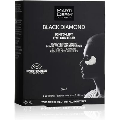 MartiDerm Black Diamond Ionto Lift Contorno de Ojos - parches MartiDerm Black Diamond Ionto Lift Contorno de Ojos - parches