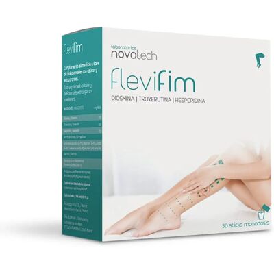 Novatech Flevifim 30 Sticks - Complemento alimenticio Novatech Flevifim 30 Sticks - Complemento alimenticio
