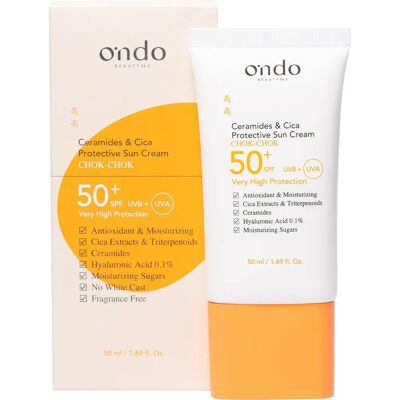 Ondo Beauty 36.5 Ceramide & Cica Protective Sun Cream - Sunscreen for All Skin Types Ondo Beauty 36.5 Ceramide & Cica Protective Sun Cream - Sunscreen for All Skin Types