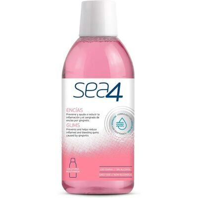EBBE Sea4 Zahnfleischspülung - Zahnfleischpflege, Minzgeschmack, 500ml EBBE Sea4 Zahnfleischspülung - Zahnfleischpflege, Minzgeschmack, 500ml