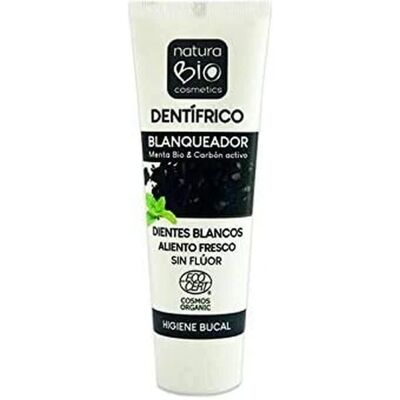 NaturaBIO Cosmetics Bio Minz & Aktivkohle Zahnpasta - Whitening NaturaBIO Cosmetics Bio Minz & Aktivkohle Zahnpasta - Whitening