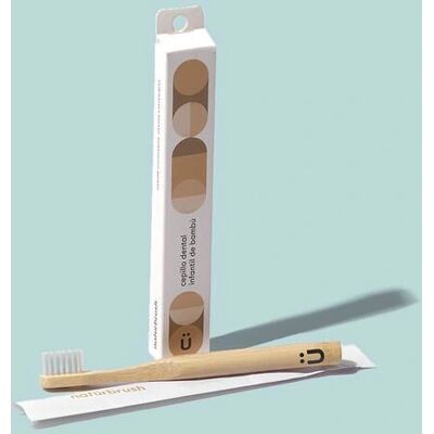 Cepillo de Dientes Infantil Natürbrush 8437017300069 - Bambu biodegradable, Cerdas suaves Cepillo de Dientes Infantil Natürbrush 8437017300069 - Bambu biodegradable, Cerdas suaves