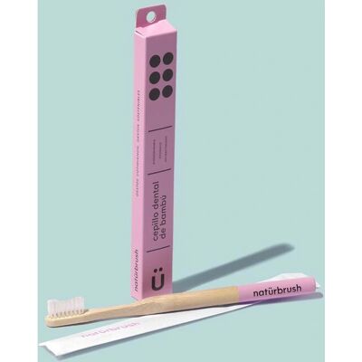 Natürbrush 8437017300113 Cepillo Dental Rosa - Cepillo Natürbrush 8437017300113 Cepillo Dental Rosa - Cepillo