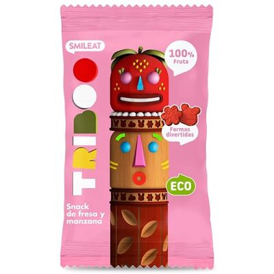 Smileat Triboo Sminolas Manzana Fresa Orgánico 25 g - Snack Smileat Triboo Sminolas Manzana Fresa Orgánico 25 g - Snack