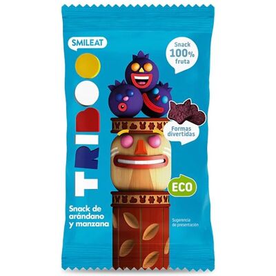 Smileat Triboo Snack ecológico de arándanos y manzana - Snack Smileat Triboo Snack ecológico de arándanos y manzana - Snack