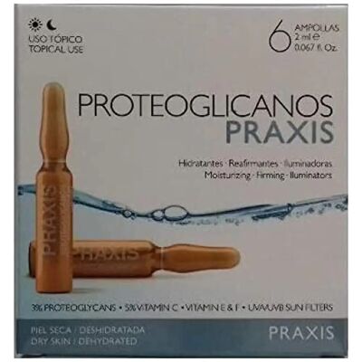 Proteoglicani Praxis 6 fiale - Trattamento cosmetico contro l'invecchiamento della pelle Proteoglicani Praxis 6 fiale - Trattamento cosmetico contro l'invecchiamento della pelle