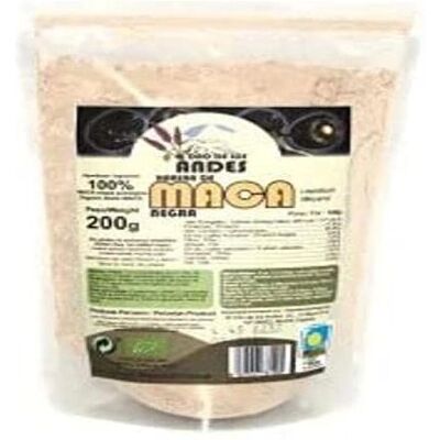 El Oro de los Andes Harina de Maca Negra - 200 g - Orgánico Perú El Oro de los Andes Harina de Maca Negra - 200 g - Orgánico Perú