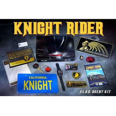 Ensemble Cadeau Knight Rider F.L.A.G - Doctor Collector - Publicité Ensemble Cadeau Knight Rider F.L.A.G - Doctor Collector - Publicité