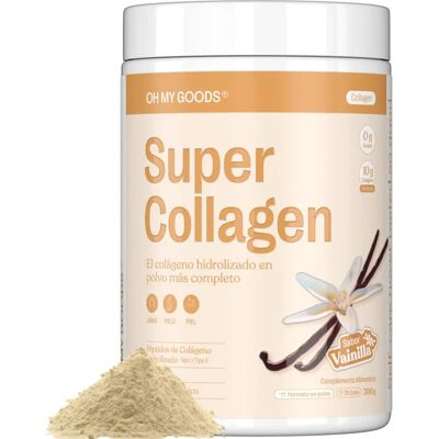 OhMyGoods Super Collagen Vainilla 300g - Suplemento de colágeno OhMyGoods Super Collagen Vainilla 300g - Suplemento de colágeno