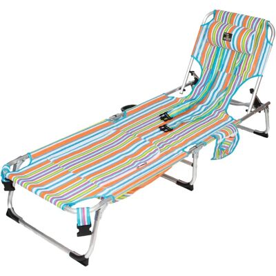 BigBuy BigBuy Aluminiumstreifen Strandsonnenliege - Beach sunbed BigBuy BigBuy Aluminiumstreifen Strandsonnenliege - Beach sunbed