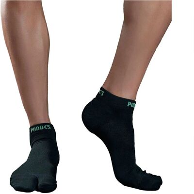 Podoks H2 Dark Black Running Socks - Biomechanical Design Podoks H2 Dark Black Running Socks - Biomechanical Design