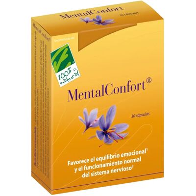Natura Modelo Mentalconfort - Alivio Natural del Estrés y Concentración - 30 Cápsulas Vegetarianas Natura Modelo Mentalconfort - Alivio Natural del Estrés y Concentración - 30 Cápsulas Vegetarianas
