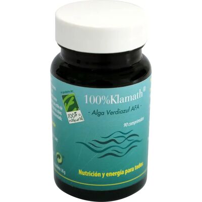 Cien por Cien Natural Algas Verdiazules Klamath - Complemento Alimenticio Cien por Cien Natural Algas Verdiazules Klamath - Complemento Alimenticio