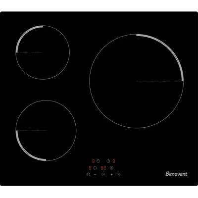 Benavent IBB360 Placa de inducción 3 Zonas - Negro Benavent IBB360 Placa de inducción 3 Zonas - Negro