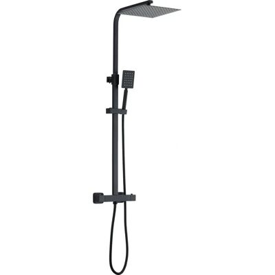 Ensemble de Douche Thermostatique Noir Boal - Universal de Grifería - Publicité Ensemble de Douche Thermostatique Noir Boal - Universal de Grifería - Publicité