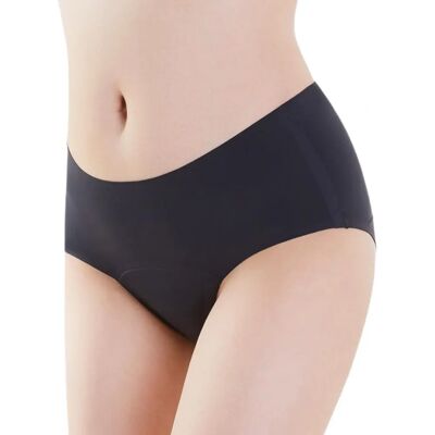MyAlma Zwart XL Naadloze menstruatie slips - Menstruatie slips MyAlma Zwart XL Naadloze menstruatie slips - Menstruatie slips