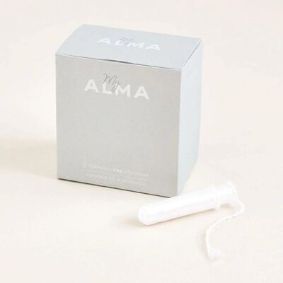 MyAlma Organic Cotton Regular Tampons - 14 pcs MyAlma Organic Cotton Regular Tampons - 14 pcs
