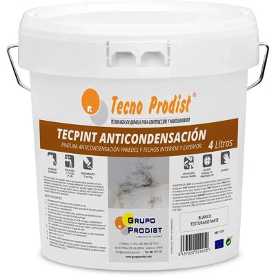 Tecpint Peinture Anticondensation Blanche 4L - Peinture - Publicité Tecpint Peinture Anticondensation Blanche 4L - Peinture - Publicité