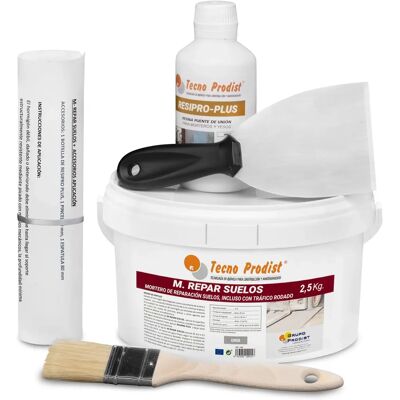 Tecno Prodíst M-repar Pisos - Cinza - 2,5kg + Kit - Argamassa Estrutural Tecno Prodíst M-repar Pisos - Cinza - 2,5kg + Kit - Argamassa Estrutural