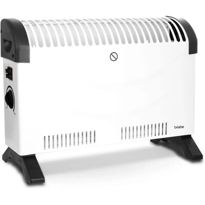 Briebe 128215 - Blanco - Calefactor de Convección Eléctrica Briebe 128215 - Blanco - Calefactor de Convección Eléctrica