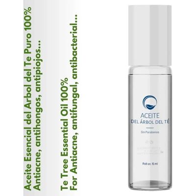 Aceite de Árbol del Té - 15ml - Propiedades antifúngicas, antivirales, antimicrobianas Aceite de Árbol del Té - 15ml - Propiedades antifúngicas, antivirales, antimicrobianas