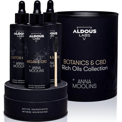 Aldous Labs Pack Ricino + Jojoba + Argán con CBD - Set de Aceites de Belleza Aldous Labs Pack Ricino + Jojoba + Argán con CBD - Set de Aceites de Belleza