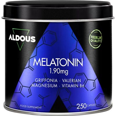 Aldous Labs Melatonina 1,9 Mg Modelo - Apoio ao Sono Aldous Labs Melatonina 1,9 Mg Modelo - Apoio ao Sono