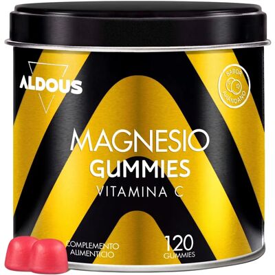 Gomas de Magnésio + Vitamina C Aldous - Energia e Músculos Gomas de Magnésio + Vitamina C Aldous - Energia e Músculos