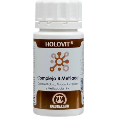 Holovit Complejo B Metilado Equisalud 50 Cápsulas - 590 Mg Holovit Complejo B Metilado Equisalud 50 Cápsulas - 590 Mg