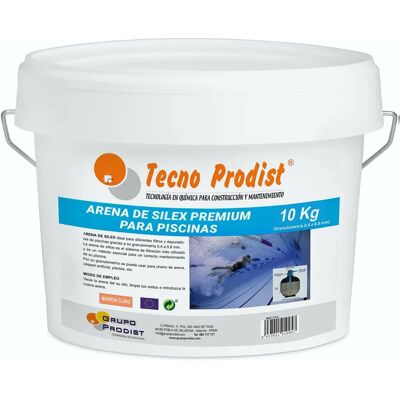 Sable de silex premium Tecno Prodist - 10 kg - Publicité Sable de silex premium Tecno Prodist - 10 kg - Publicité