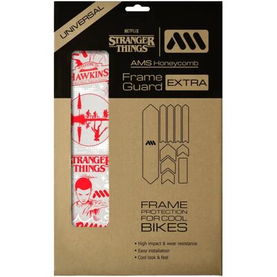Autocollants All Mountain Style pour Cadre VTT Stranger Things Upsidedown Extra - Protège cadre - Publicité Autocollants All Mountain Style pour Cadre VTT Stranger Things Upsidedown Extra - Protège cadre - Publicité