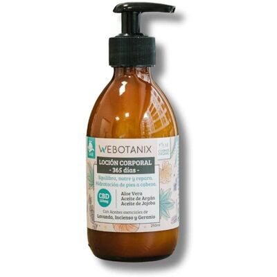 Loción Corporal CBD Orgánica 250ml - WeBotanix Loción Corporal CBD Orgánica 250ml - WeBotanix