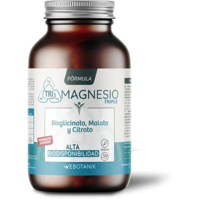 WeBotanix Triple Magnesio - Vegano, 120 cápsulas WeBotanix Triple Magnesio - Vegano, 120 cápsulas