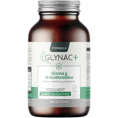 WeBotanix Glynac Glicina + N-Acetilcisteína 60 cápsulas - Suplemento alimenticio WeBotanix Glynac Glicina + N-Acetilcisteína 60 cápsulas - Suplemento alimenticio