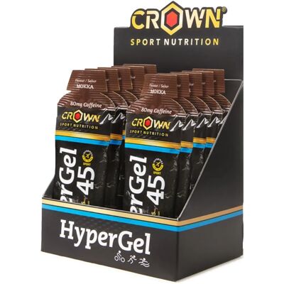 HyperGel 45 Mokka de Crown Sport Nutrition - Gel Énergétique - Publicité HyperGel 45 Mokka de Crown Sport Nutrition - Gel Énergétique - Publicité