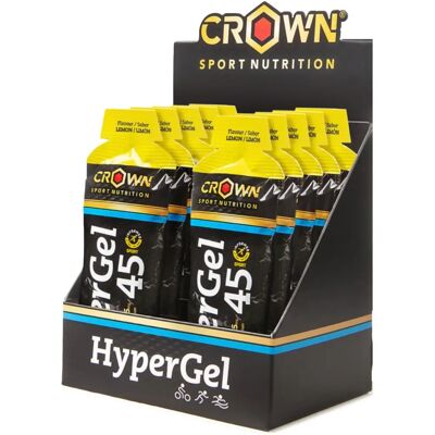Crown Sport Nutrition HyperGel 45 Citron - Gel énergétique - Publicité Crown Sport Nutrition HyperGel 45 Citron - Gel énergétique - Publicité