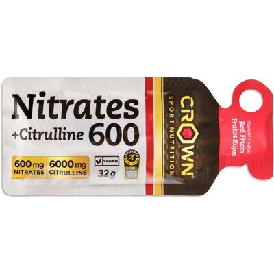 Gel énergétique Crown Sport Nutrition Nitrates 600 + Citrulline - Gel énergétique - Publicité Gel énergétique Crown Sport Nutrition Nitrates 600 + Citrulline - Gel énergétique - Publicité