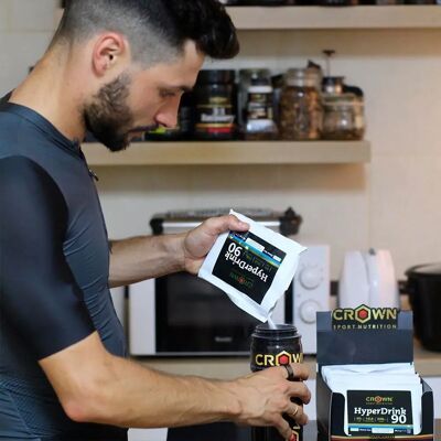 Bebida HyperDrink 90 da Crown Sport Nutrition - 8 sobres - Alto em Carboidratos Bebida HyperDrink 90 da Crown Sport Nutrition - 8 sobres - Alto em Carboidratos