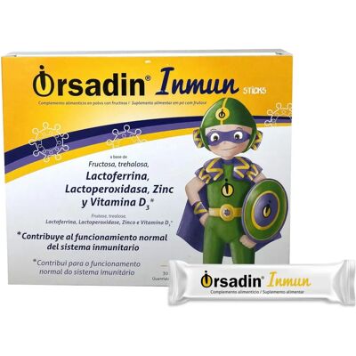 ORSADIN Inmun Polvo en Tiras - Complemento alimenticio ORSADIN Inmun Polvo en Tiras - Complemento alimenticio