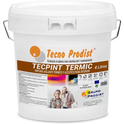 Tecpint Termic - Blanc - 4L - Peinture isolante thermique et acoustique - Publicité Tecpint Termic - Blanc - 4L - Peinture isolante thermique et acoustique - Publicité