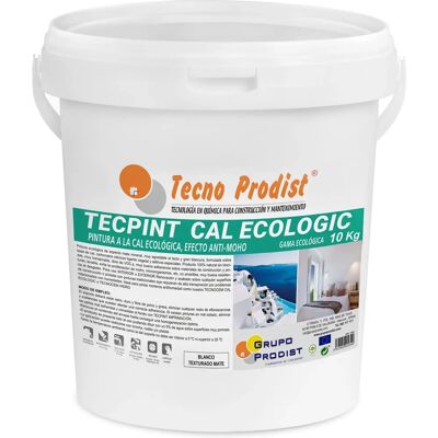 Tecpint Tecno Prodist Peinture Écologique à l’Eau - Respectueuse de l’environnement, Respirante, Blanc, 10kg - Publicité Tecpint Tecno Prodist Peinture Écologique à l’Eau - Respectueuse de l’environnement, Respirante, Blanc, 10kg - Publicité